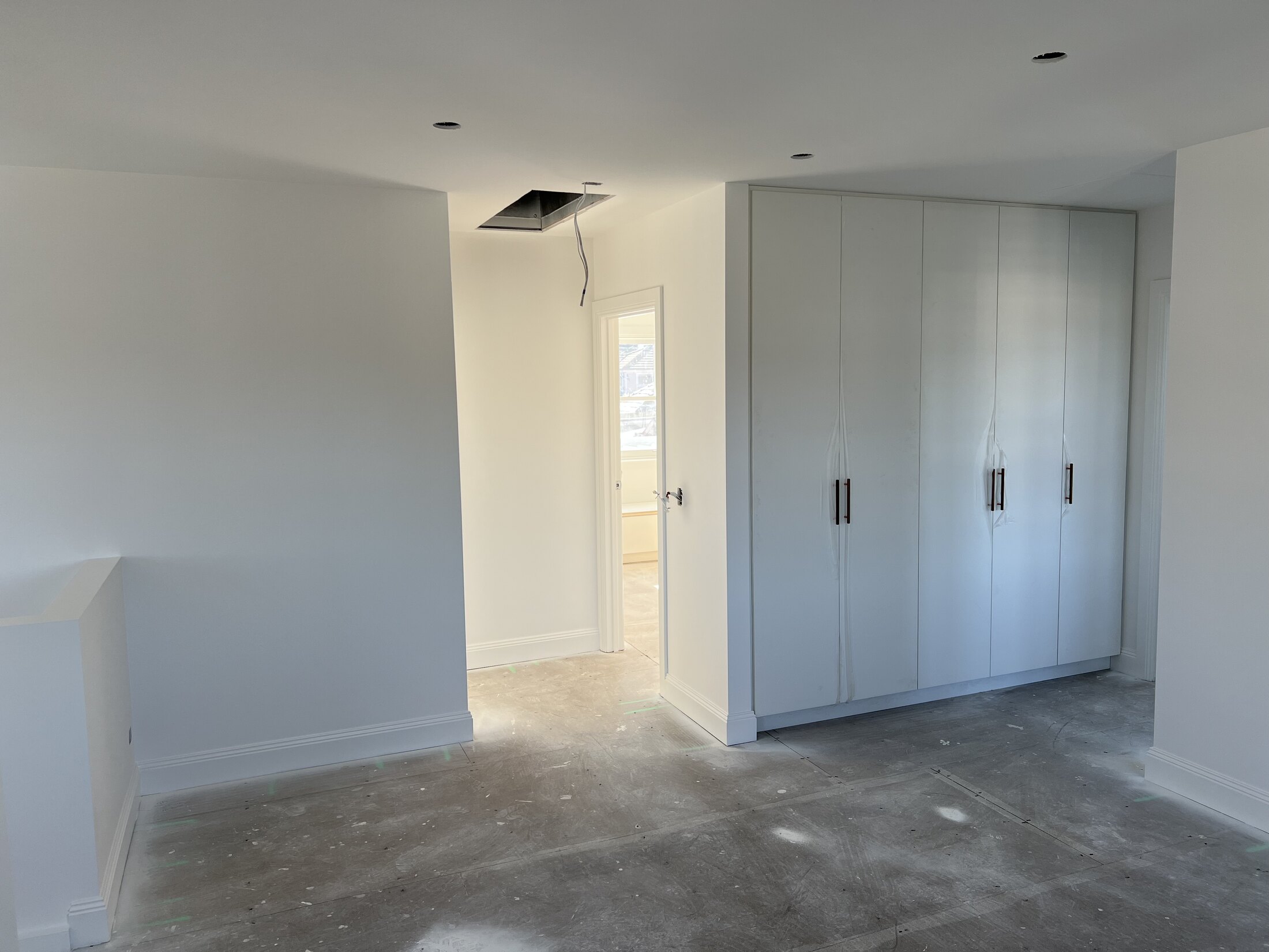 Interior repaint with joinery detail