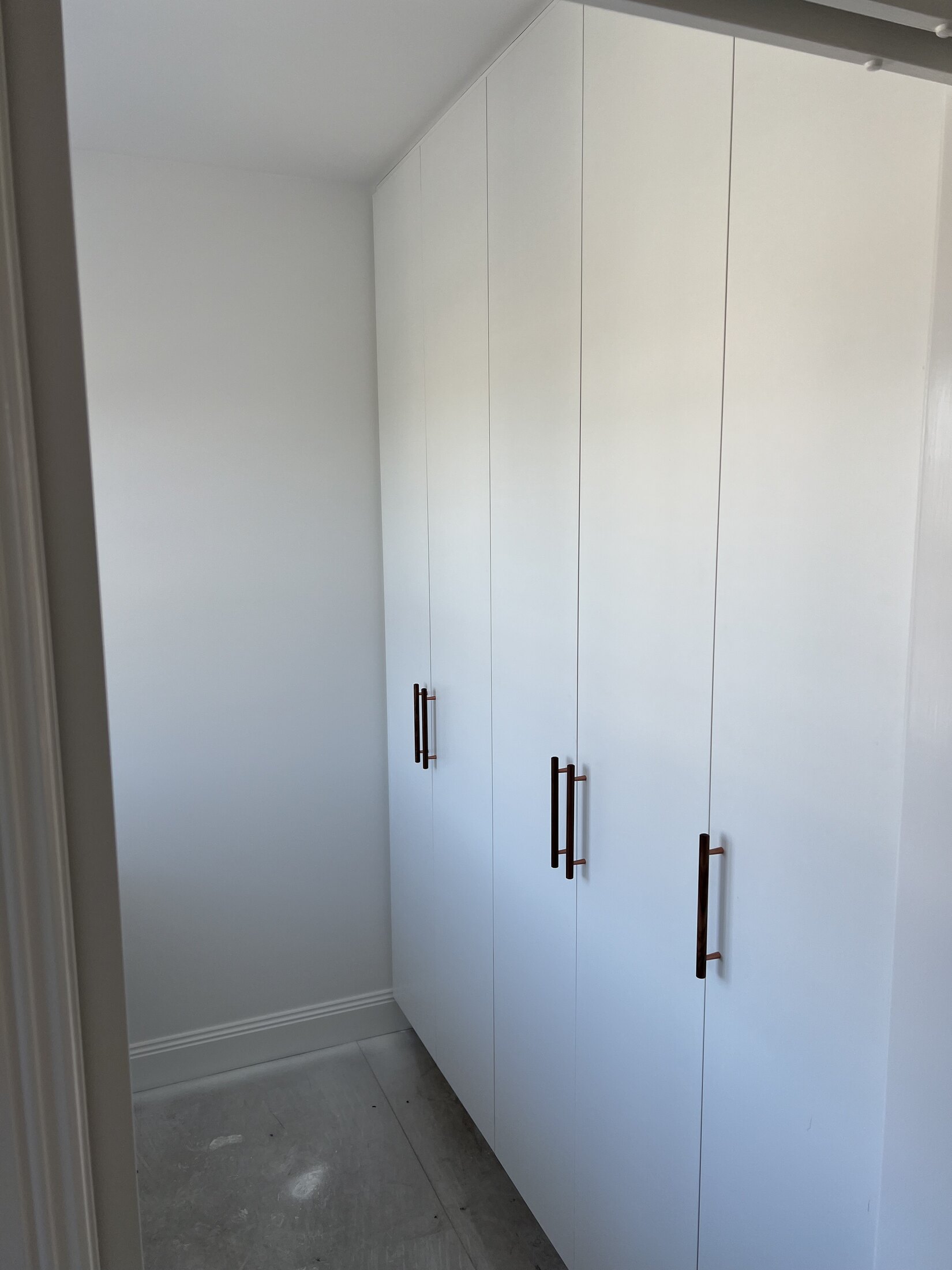Wardrobe repaint and joinery finish detail inside a Melbourne home