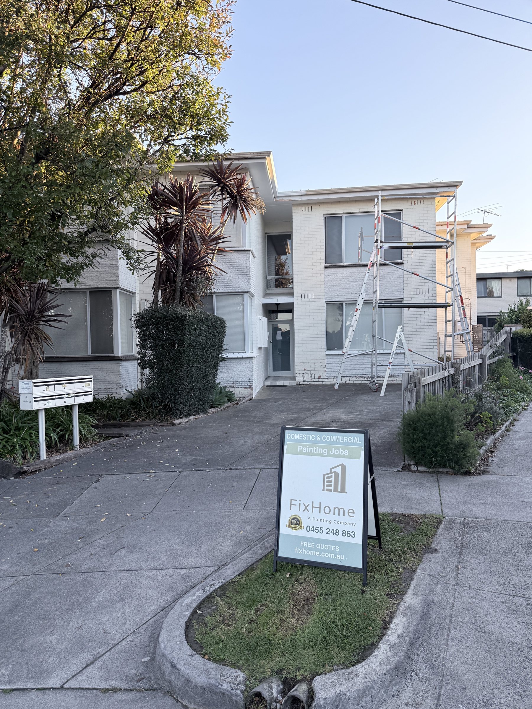 Bentleigh full building exterior repaint